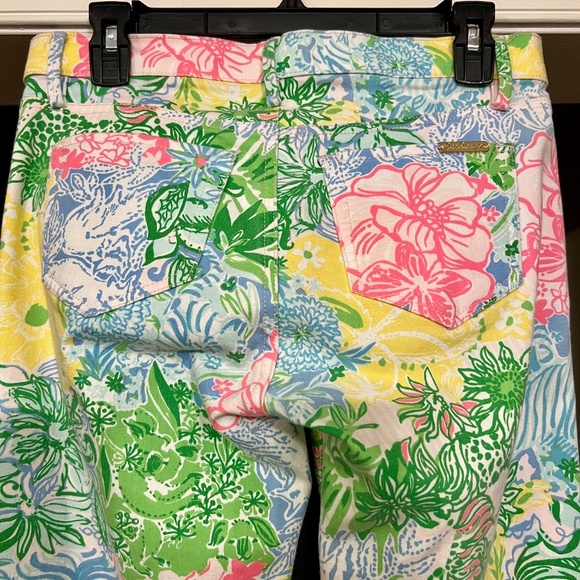 NWOT Lilly Puliter South Ocean Skinny Ankle Jeans in Cheek To Cheek Size 4 - Picture 6 of 6